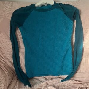 Reed Krakoff Teal Crew Neck Sweater